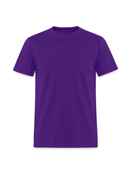 Men's T-Shirt - purple - Front