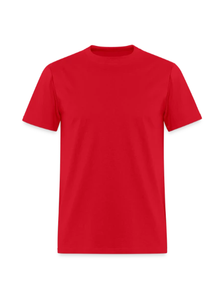 Men's T-Shirt - red - Front