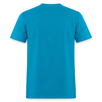 Men's T-Shirt - turquoise - Back - Jose (178cm)