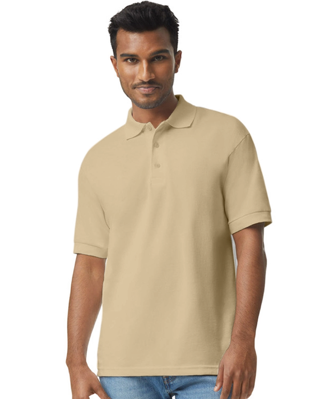 Gildan Unisex 50/50 Jersey Polo Front - center