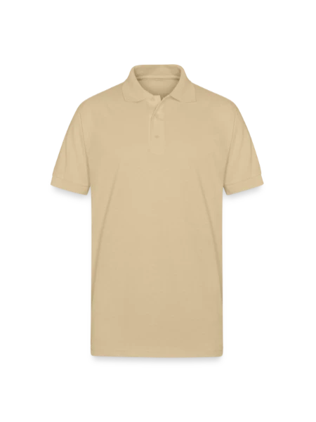 Gildan Unisex 50/50 Jersey Polo - Sand - Front