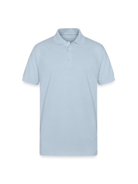 Gildan Unisex 50/50 Jersey Polo - light blue - Front