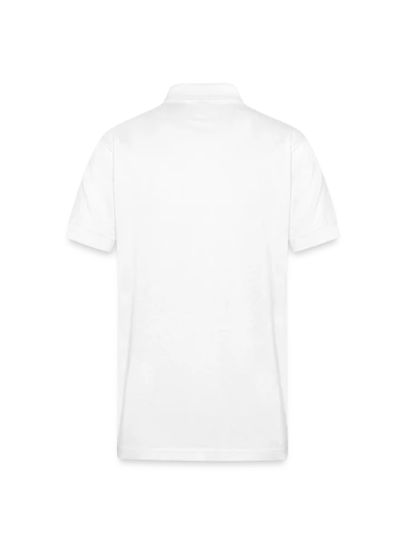 Gildan Unisex 50/50 Jersey Polo - white - Back