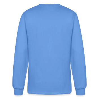 Men's Long Sleeve T-Shirt - carolina blue - Back