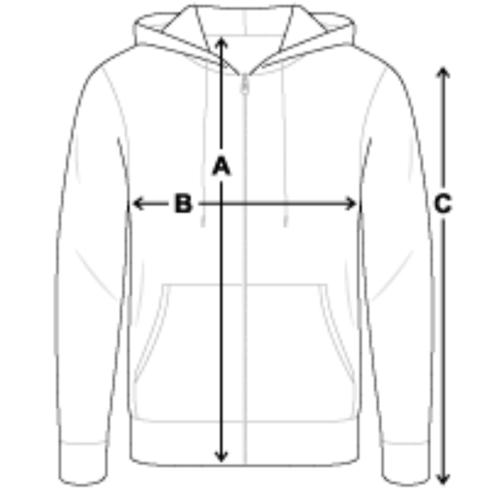 Bella + Canvas Unisex Full Zip Hoodie