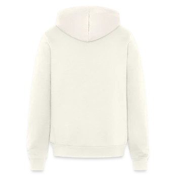 Unisex Full Zip Hoodie - vintage white - Back - Noah (186cm)