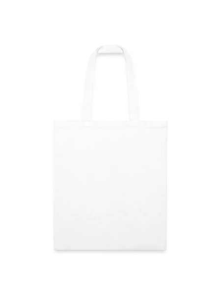 Recycled Tote Bag - white - Front