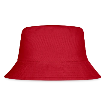 Kid's Bucket Hat - red - Front