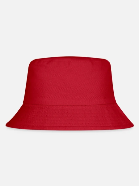 Kid's Bucket Hat - red - Front