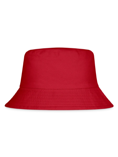 Kid's Bucket Hat - red - Front
