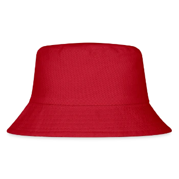 Kid's Bucket Hat - red - Back