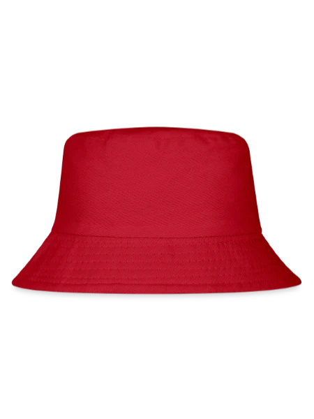 Kid's Bucket Hat - red - Back