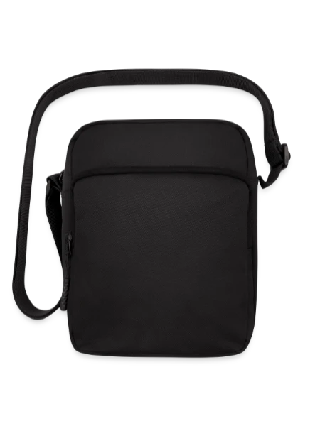 Upright Crossbody Bag - black - Front