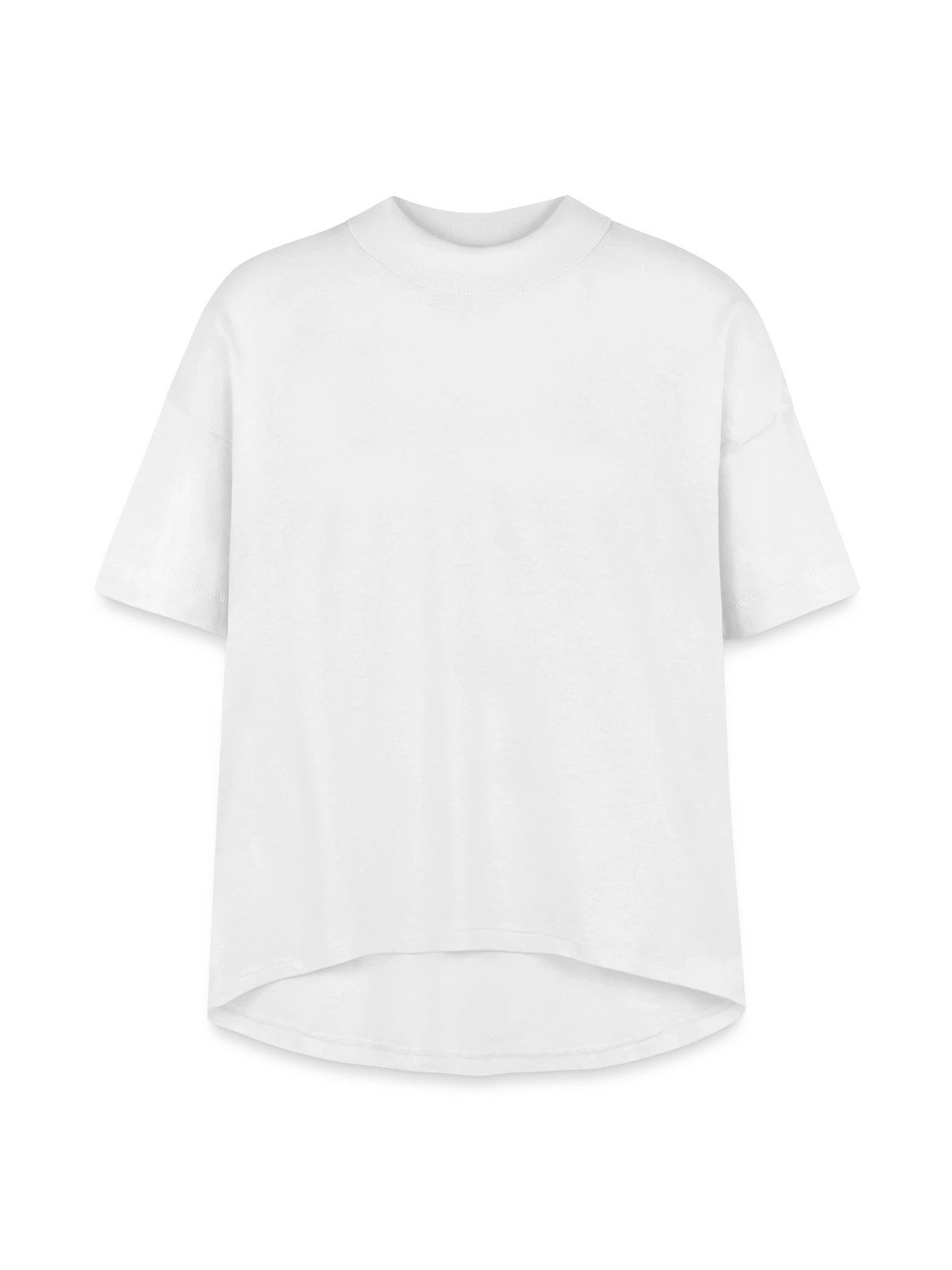 Women's Hi-Lo Tee - white - Front
