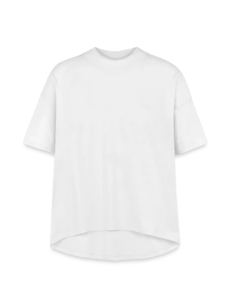 Women's Hi-Lo Tee - white - Front