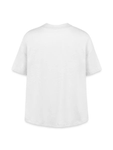 Women's Hi-Lo Tee - white - Back