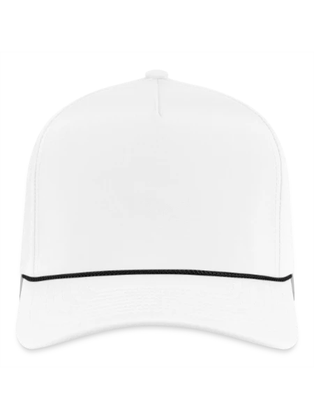 Rope Cap - white/black - Front