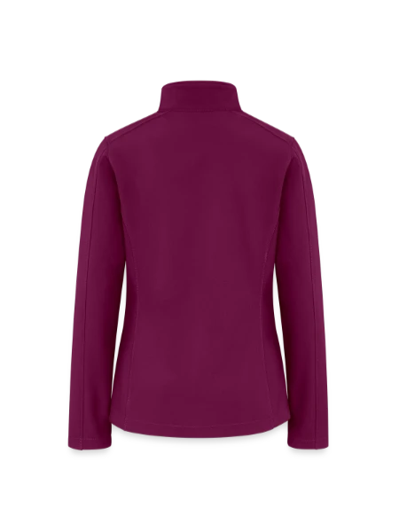 Women’s Soft Shell Jacket - raspberry - Back