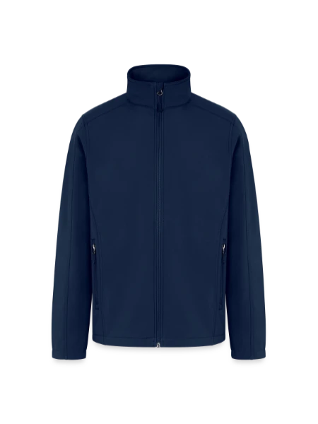 Men’s Soft Shell Jacket - navy - Front