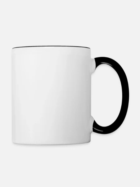 Contrast Coffee Mug - white/black - Right