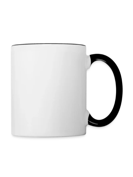 Contrast Coffee Mug - white/black - Right