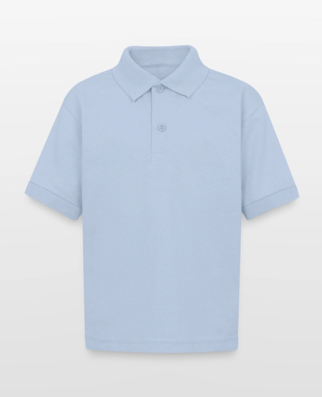 Gildan Kid's 50/50 Jersey Polo Front - center