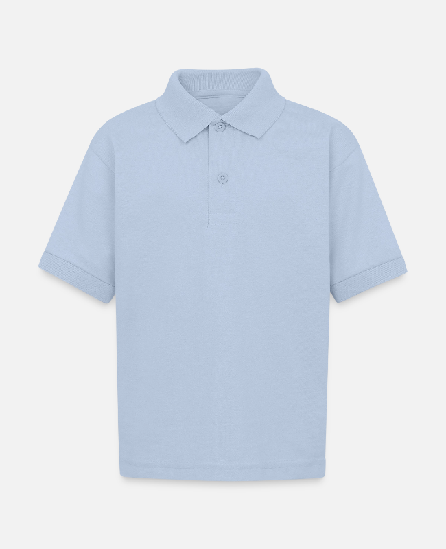 Gildan Kid's 50/50 Jersey Polo Front - center