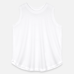 Women's Curvy Relaxed Tank Top-white