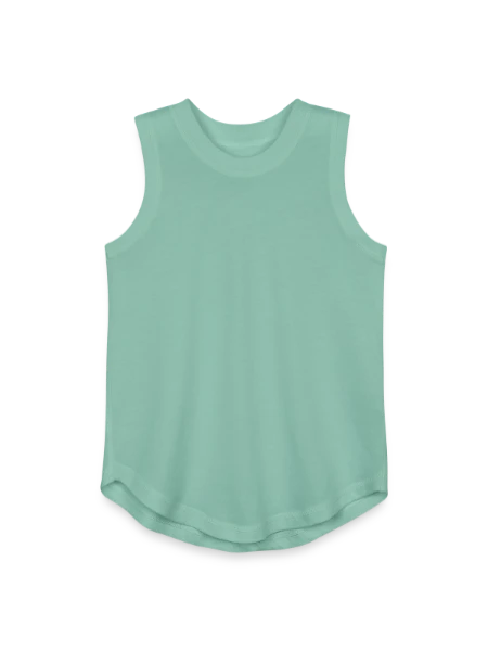 Youth Girls Relaxed Tank Top - saltwater - Front