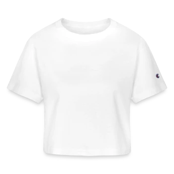 Champion Women’s Cropped T-Shirt - white - Front - Willow (175cm)