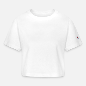 Champion Women’s Cropped T-Shirt-white