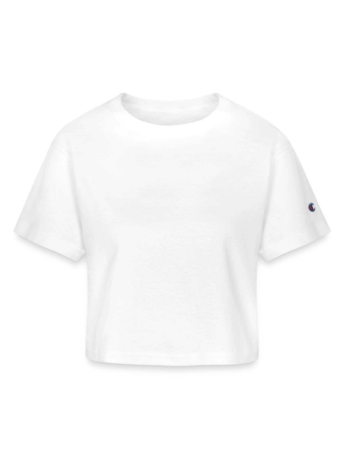 Champion Women’s Cropped T-Shirt - white - Front