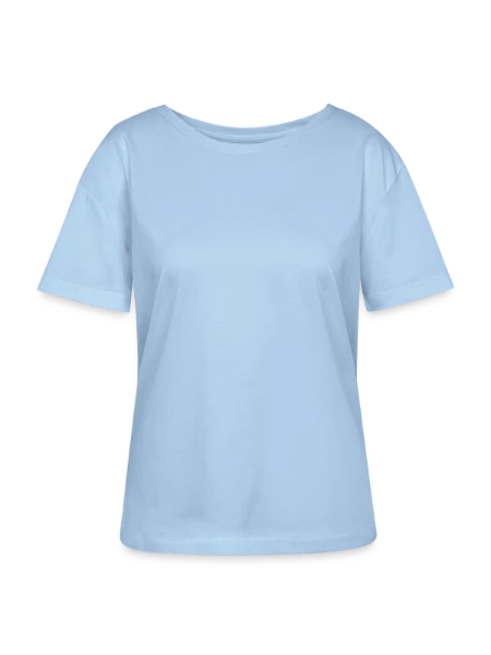 Stanley/Stella Serena Women’s Relaxed Organic T-Shirt - blue soul - Front