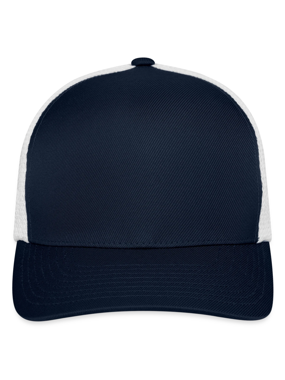 Flexfit Fitted Baseball Cap - navy/white - Front