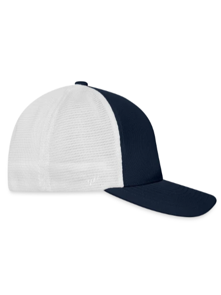 Flexfit Fitted Baseball Cap - navy/white - Right