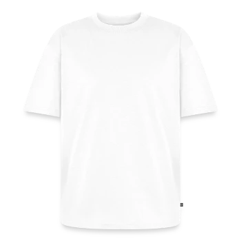 Unisex Premium Oversized Organic T-Shirt - white - Front