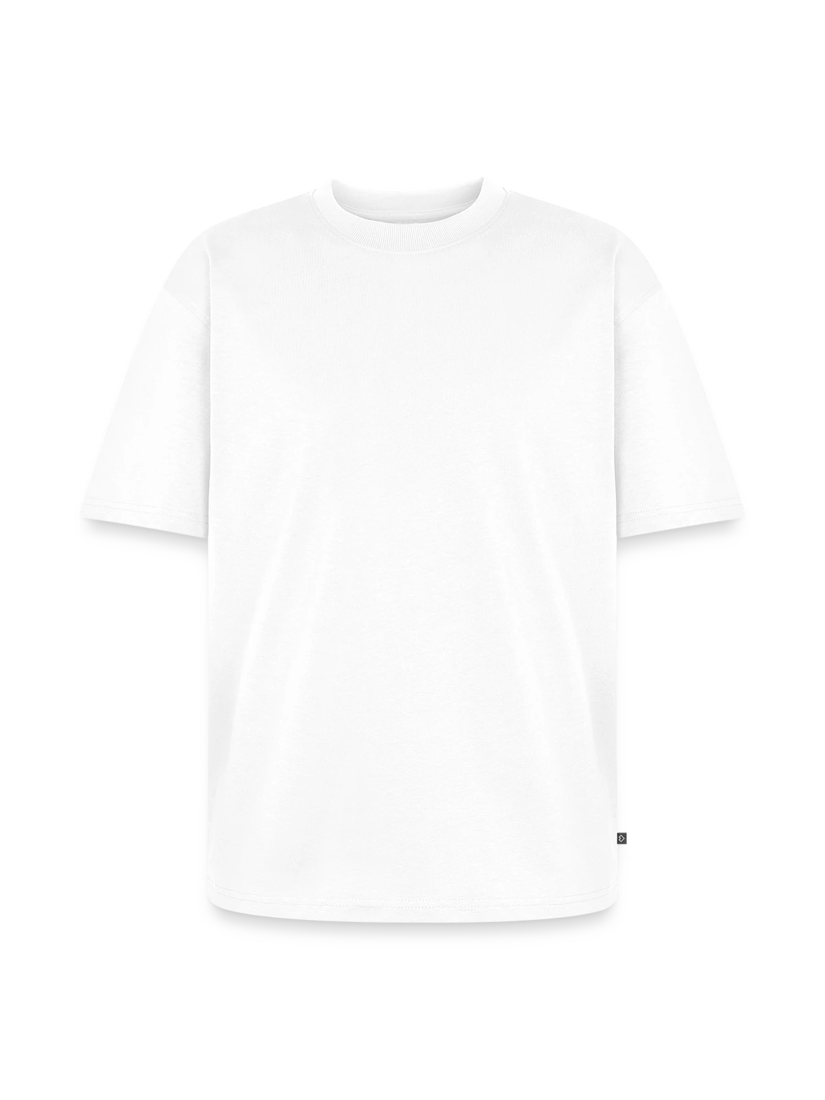 Unisex Premium Oversized Organic T-Shirt - white - Front