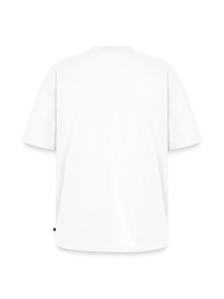 Unisex Premium Oversized Organic T-Shirt - white - Back