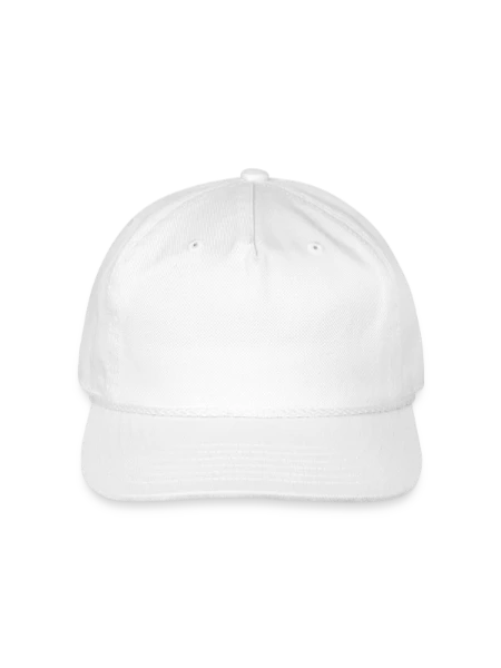 Vintage Washed Rope Cap - white - Front