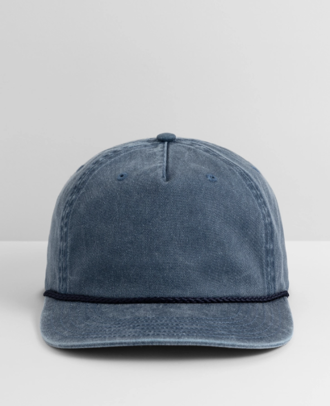 Vintage Washed Rope Cap Front - center