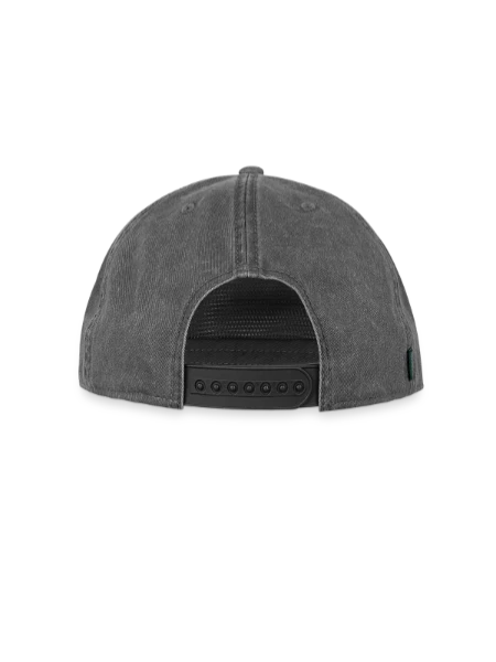 Vintage Washed Rope Cap - washed black - Back