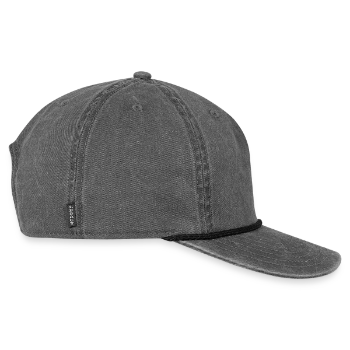 Vintage Washed Rope Cap - washed black - Right