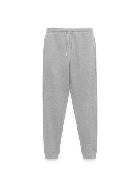 Men's Premium Organic Joggers.  - heather grey - Front