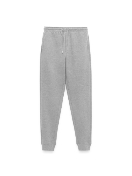 Women's Premium Organic Joggers - heather grey - Front