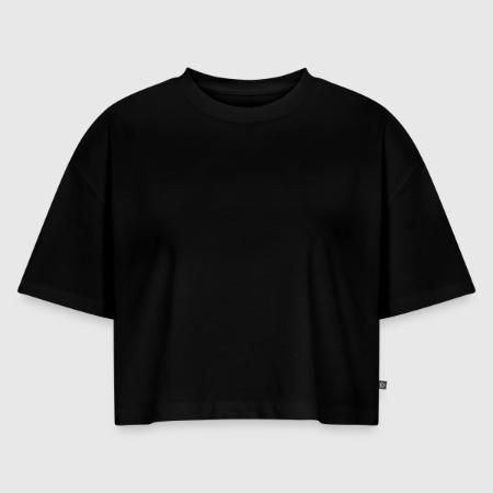 Women's Oversized Organic Cropped T-Shirt - Front