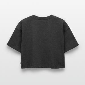 Women's Oversized Organic Cropped T-Shirt - Back