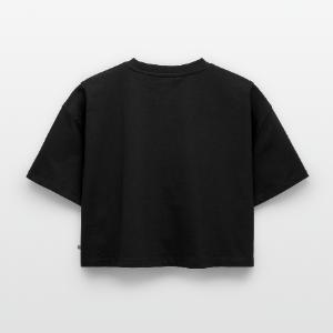 Women's Oversized Organic Cropped T-Shirt - Back