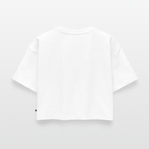 Women's Oversized Organic Cropped T-Shirt - Back
