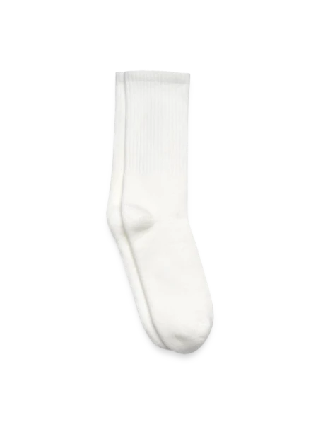 Chaussettes de tennis fabriquées aux USA - blanc - Droite