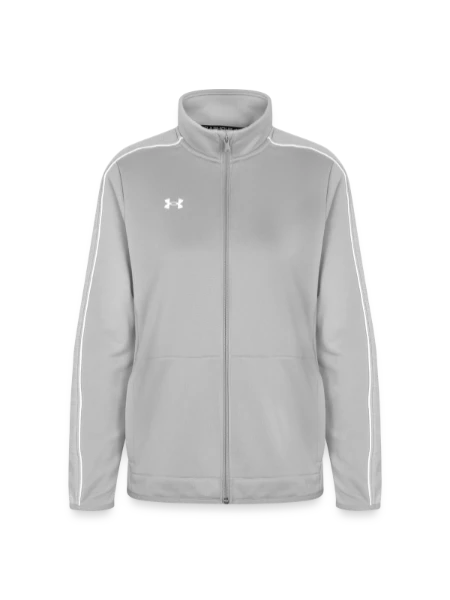 Under Armour Women's Command Full Zip 2.0 - light gray - Front